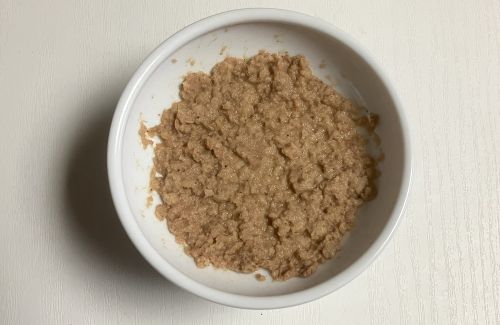 パウズグリーンデリ（猫用フリーズドライ）の盛り付け画像3