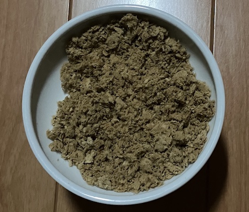 K9ナチュラル(犬用)の盛り付け画像2