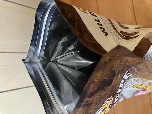 ワイルドレシピドッグフードのジッパー画像