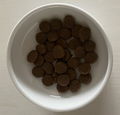 オリジンドッグフードの盛り付け画像