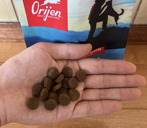 オリジンドッグフードの粒