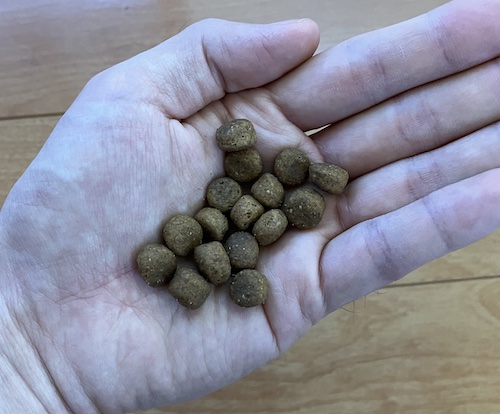 ナウフレッシュドッグフードの粒