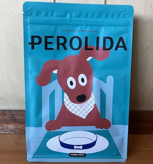 ペロリダドッグフード（ホースミート）のパッケージ画像（表面1）