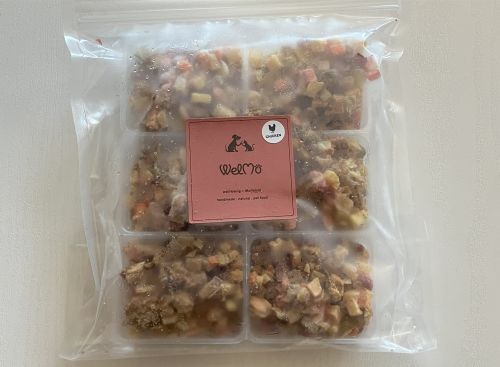 WelMo（ウェルモ）ドッグフードのパッケージ画像（表面1）