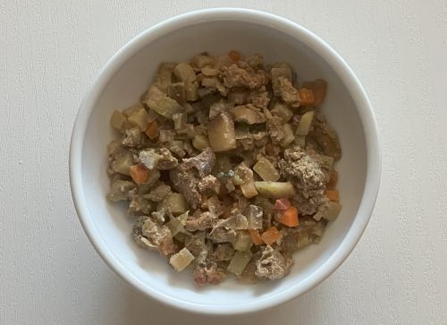 WelMo（ウェルモ）ドッグフードの盛り付け画像